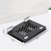 İpek Yıldızı® Ayarlanabilir Metal Dizüstü Destek Tabanı Katlanabilir Taşınabilir Laptop Sehpası Standı