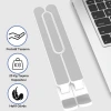 İpek Yıldızı® Ayarlanabilir Plastik Dizüstü Destek Tabanı Katlanabilir Taşınabilir Laptop Sehpası Yükselti