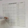 İpek Yıldızı® Aylık Planlayıcı Manyetik Duvar Stickerı Takvim Plan Çizelgesi