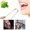 İpek Yıldızı® Bakır Oil Pulling Yağ Çekme Dil Plak Temizleme Aleti Dil Fırçası Sıyırıcı Dil Kaşığı