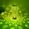 İpek Yıldızı® Balık Süzgeç Model USB Şarjlı Kumandalı 16Farklı Işık Modlu Masa Üstü Kristal Akrilik Led