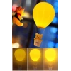 İpek Yıldızı® Balonlu Ayıcıklı Eğlenceli Dekoratif Gece Lambası Aydınlatması
