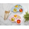 İpek Yıldızı® Bebekler İçin Araba Şeklinde Sevimli Mama Tabağı Çocuk Tabldot