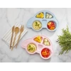 İpek Yıldızı® Bebekler İçin Araba Şeklinde Sevimli Mama Tabağı Çocuk Tabldot