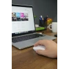 İpek Yıldızı® Beyaz Renkli Ergonomik Sessiz Kablosuz Mouse – USB Alıcılı, Ofis ve Oyun İçin Konforlu Bilgisayar Faresi MS6310