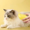 İpek Yıldızı® Buharlı Yumuşak Silikon Uçlu Kedi & Köpek Tüy Tarama Tarağı Yıkama Fırçası