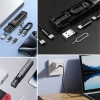 İpek Yıldızı® Cep Tipi 60W Bas Aç Type-C,İphone Şarj,Micro USB Hızlı Şarj Data Kablo Seti