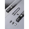 İpek Yıldızı® Cep Tipi 60W Bas Aç Type-C,İphone Şarj,Micro USB Hızlı Şarj Data Kablo Seti