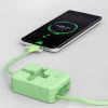 İpek Yıldızı® Cep Tipi Telefon Tutuculu Makaralı Uzayıp Kısalabilen 3ü 1 Arada USB Şarj Kablosu