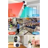 İpek Yıldızı® Çift Kameralı Wifi Bağlantılı Gece Görüşlü Ev Tipi Güvenlik Kamerası