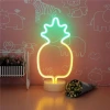 İpek Yıldızı® Dekoratif Ananaslı Neon Led Masa Ve Gece Lambası Hediyelik Lamba