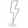 İpek Yıldızı® Dekoratif Şimşek Şeklinde Pilli Neon Led Lamba Süs Masa Lambası