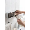 İpek Yıldızı® Duvara Monte İkili Kapaklı Plastik Katı Sabunluk Organizer – Banyo & Mutfak İçin Yapışkanlı Sabun Kutusu ve Düzenleyici