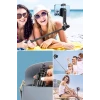 İpek Yıldızı® Fotoğraf Makinası ve Telefon Takılabilen 2si 1 Arada 2.2m Uzayan Selfie Çubuğu Kumandalı Tripod
