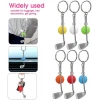 İpek Yıldızı® Gerçekçi Golf Tasarımlı Şık Anahtarlık Kolye Çanta Süsü Golf Keychain