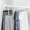 İpek Yıldızı®  Hareketli Dolap İçi Pantolon Kravat Şal Askı Sistemi Düzenleyici Katmanlı Askılık Organizer