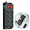 İpek Yıldızı® Isıya Dayanıklı Termal Akım Korumalı 2 Metre 16A 4000W 8li Priz ve 3 Usb Li Uzatma Kablosu
