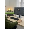 İpek Yıldızı® Kablosuz Q Klavye Mouse Seti Rahat Yazım, Sessiz Tuşlar, Ofis ve Ev Kullanımına Uygun Set YK7100