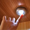 İpek Yıldızı® Kablosuz Spot Pilli Dokunmatik Led Lamba 3 Ledli Dolap Lambası