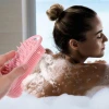 İpek Yıldızı® Kendiliğinden Askılı Peeling ve Masaj Etkili Silikon Banyo Vücut Fırçası