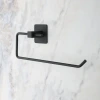 İpek Yıldızı® Kendiliğinden Yapışkanlı Siyah Paslanmaz Metal Rulo Havluluk Aparat