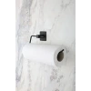 İpek Yıldızı® Kendiliğinden Yapışkanlı Siyah Paslanmaz Metal Rulo Havluluk Aparat