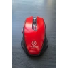 İpek Yıldızı® Kırmızı Renkli Baş Parmak Destekli Ergonomik Sessiz Kablosuz Mouse – USB Alıcılı, Ofis ve Oyun İçin Konforlu Bilgisayar Faresi MS6300