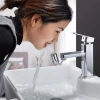 İpek Yıldızı Krom Görünümlü Plastik Kolay Yerleştirilebilen Banyo Tuvalet Bahçe Fonksiyonlu Musluk Başlığı