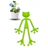 İpek Yıldızı® Kurbağa Şeklinde Bitki Sabitleyici – Bahçe ve İç Mekan Bitkileri İçin Dal ve Gövde Destek Aparatı, Çok Amaçlı Bitki Tutucu Klips