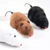 İpek Yıldızı® Kurmalı Kedi Eğitim Oyuncağı Tüylü Peluş Fare Yakalama İnteraktif Sevimli Eğlenceli Oyuncak