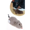 İpek Yıldızı® Kurmalı Kedi Eğitim Oyuncağı Tüylü Peluş Fare Yakalama İnteraktif Sevimli Eğlenceli Oyuncak
