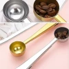 İpek Yıldızı® Mandallı Kahve Ölçü Kaşığı Silver Çok Fonksiyonlu Paslanmaz Çelik Kaşık