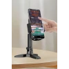 İpek Yıldızı® Masaüstü Telefon Standı 360 Derece Dönebilen Başlıklı Ayaklı Telefon Tripodu