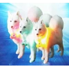 İpek Yıldızı® Mavi Renk Neon Led Işıklı Kedi Köpek Kolyesi (18,5 cm)