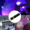 İpek Yıldızı® Mini Cep Boy USB İle Şarj Olan Oje Kurutucu Sahte Para Kontol LED UV Mor Işık El Feneri