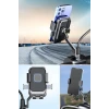 İpek Yıldızı® Motor,Motosiklet,Bisiklet ,Scooter İçin 360 Derece Dönebilen Dikiz Aynası Versiyonu Telefon Tutucu Aparat