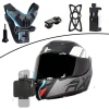İpek Yıldızı® Motorsiklet Kask Önü Takılan Telefon Tutucu Aksiyon Kamerası Takılabilen Aparat