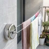 İpek Yıldızı® Paslanmaz Çelik Geri Çekilebilir Çamaşır İpi – Duvar Tipi Duvara Monte Banyo,Balkon,Bahçe Çamaşır Kurutma Askısı