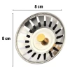 İpek Yıldızı® Paslanmaz Çelik Mutfak Evye Lavabo Süzgeci Lavabo Gideri Atık Gıda Tıpası