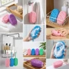İpek Yıldızı® Peeling Etkili Süngerli Silikon Banyo Lifi – Asma Kancalı Duş Kesesi