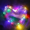İpek Yıldızı® Pilli Renkli Peri Led Işık Dekoratif Aydınlatma 5 Metre RGB Led