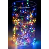 İpek Yıldızı® Pilli Renkli Peri Led Işık Dekoratif Aydınlatma 5 Metre RGB Led