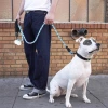 İpek Yıldızı® Reflektörlü Fosforlu Köpek Gezdirme Halatı Tasma Kayışı Metal Kancalı 130 cm