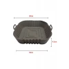 İpek Yıldızı® Renkli Isıya Dayanıklı Yıkanılabilir Silikon Fırın Ve Airfryer Kare Model Pişirme Matı 20 Cm