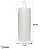 İpek Yıldızı® Şeffaf Kapaklı Sızdırmaz Yağlık Sosluk Şişesi Plastik Yağdanlık 400 ml AP-9028