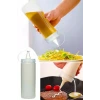 İpek Yıldızı® Şeffaf Kapaklı Sızdırmaz Yağlık Sosluk Şişesi Plastik Yağdanlık 400 ml AP-9028