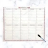 İpek Yıldızı® Şeffaf Kendiliğinden Yapışkanlı Kalemli Haftalık Planlayıcı 40cm-50cm