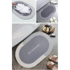 İpek Yıldızı® Sihirli Süper Su Emici Kaymaz Tabanlı Oval Paspas 40*60 cm