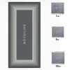 İpek Yıldızı® Sihirli Süper Su Emici Kaymaz Tabanlı Uzun Paspas 40*120 cm