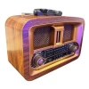 İpek Yıldızı® Taşınabilir Klasik AM/FM/SW  Retro Ev Radyo USB ile Şarj Olabilen Retro Radyo